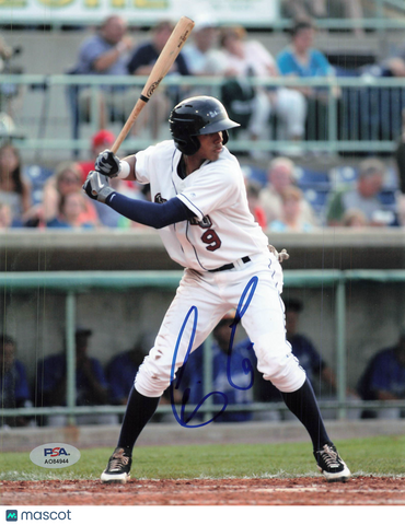 Erik Gonzalez Cleveland Indians Signed 8x10 Photo PSA