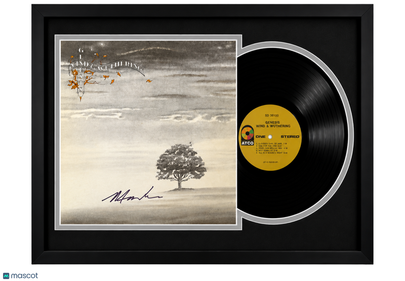 Steve Hackett Signed Wind & Wuthering Framed Vinyl Album PSA Auto Genesis 16x24