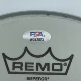 Lars Ulrich Signed Drumhead PSA Autographed Metallica