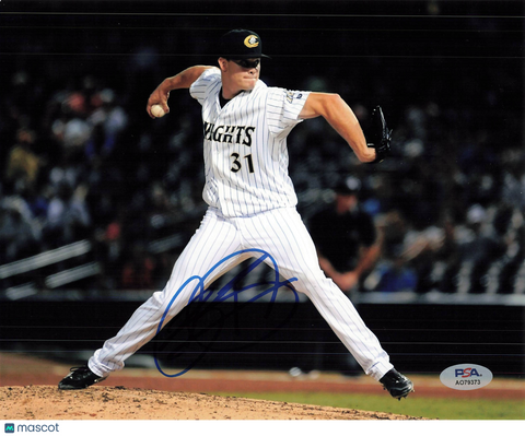 Zack Burdi Charlotte Knights Signed 8x10 Photo PSA
