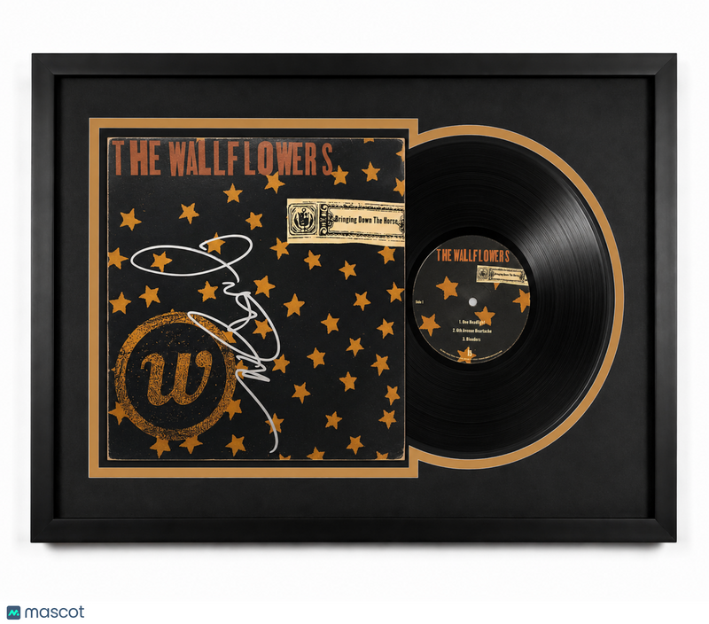 Jakob Dylan Signed Bringing Down The Horse Framed Vinyl