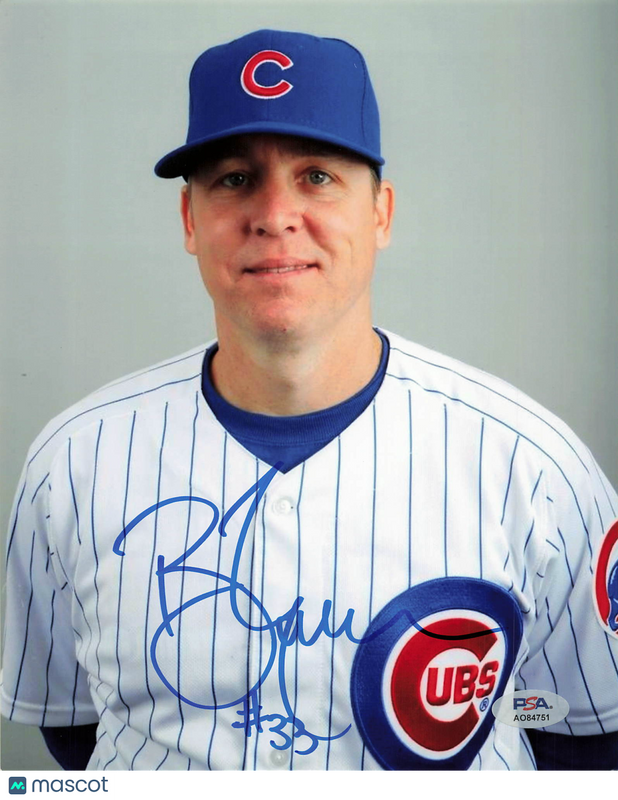 Bill Mueller Chicago Cubs Signed 8x10 Photo PSA
