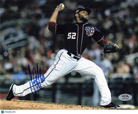 Jimmy Cordero Washington Nationals Signed 8x10 Photo PSA
