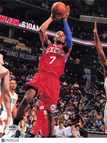 Carl Landry Philadelphia 76ers Signed Basketball 8x10 Photo PSA