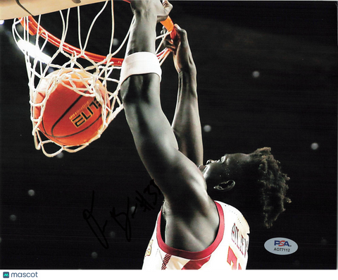 Omaha Biliew Iowa State Cyclones Signed Basketball 8x10 Photo PSA