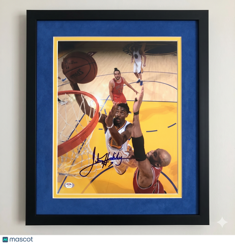 Justin Holiday Golden State Warriors Signed 11x14 Custom Framed Photo PSA