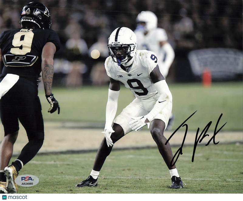Joey Porter Jr Signed Penn State Nittany Lions Football 8x10 Photo PSA Auto
