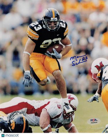 Marcus Schnoor Signed Iowa Hawkeyes Football 8x10 Photo PSA Autographed