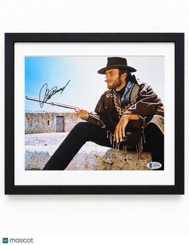 Clint Eastwood Signed For a Few Dollars More Framed Photo BAS 20x24"