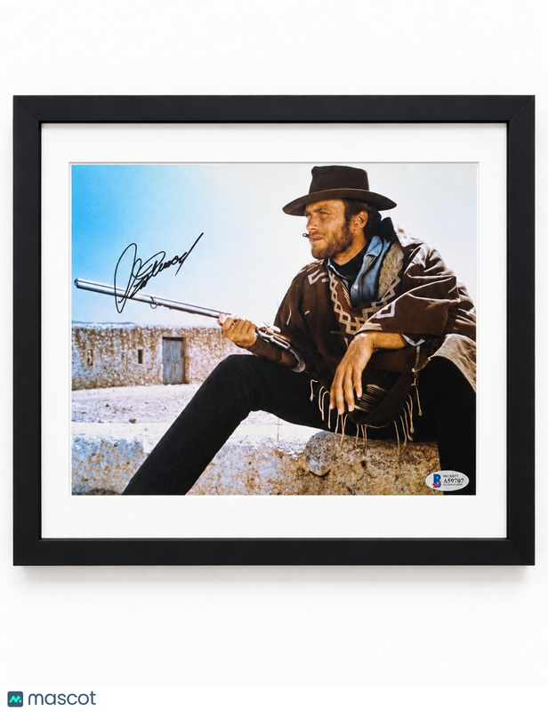 Clint Eastwood Signed For a Few Dollars More Framed Photo BAS 20x24"