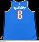 Jalen Williams Signed Jersey PSA Oklahoma City Thunder Autographed