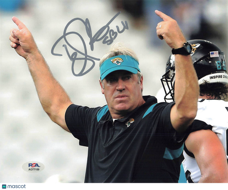 Doug Pederson Signed Photo PSA Jacksonville Jaguars