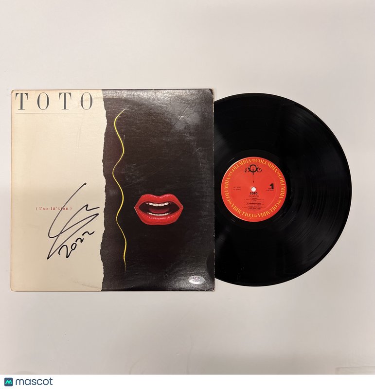 Steve Lukather of Toto Signed Isolation Vinyl Album PSA Autographed
