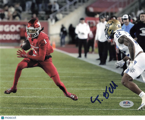 Tank Dell signed 8x10 photo Houston Cougars PSA Autographed