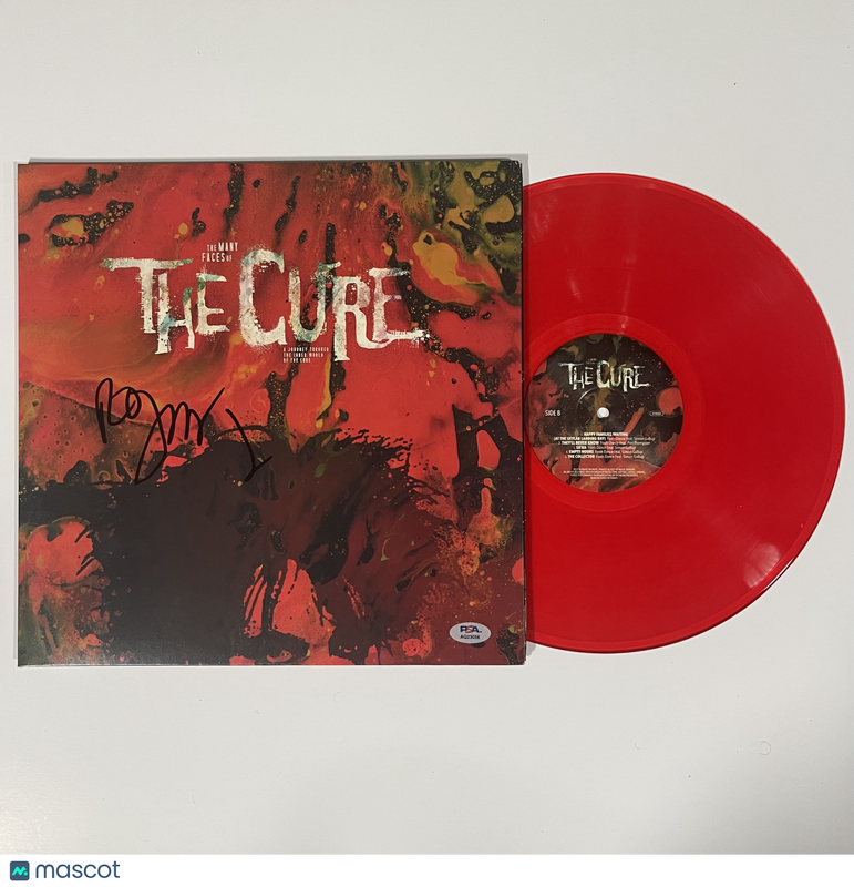 Robert Smith Signed The Many Faces of The Cure Album PSA Autographed
