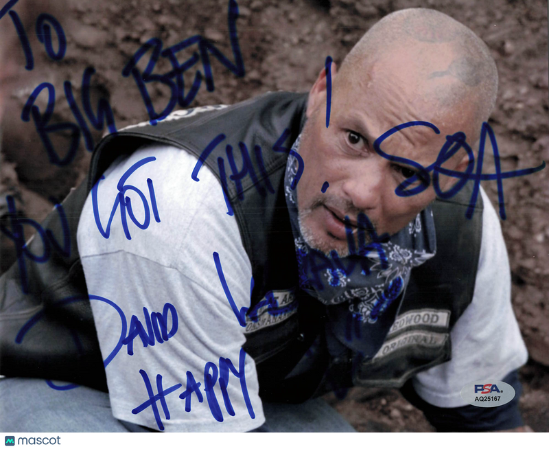 David Labrava Signed 8x10 Photo PSA Autographed