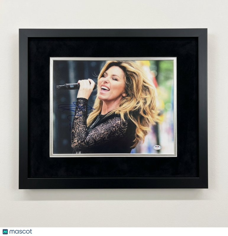 Shania Twain Signed Photo Framed PSA Autographed 14x18