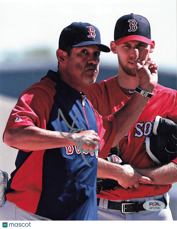Juan Nieves Boston Red Sox Signed 8x10 Photo PSA