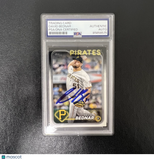 2024 Topps Series One#143 David Bednar Signed Card PSA Pittsburgh Pirates