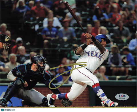 Willie Calhoun Texas Rangers Signed 8x10 Photo PSA