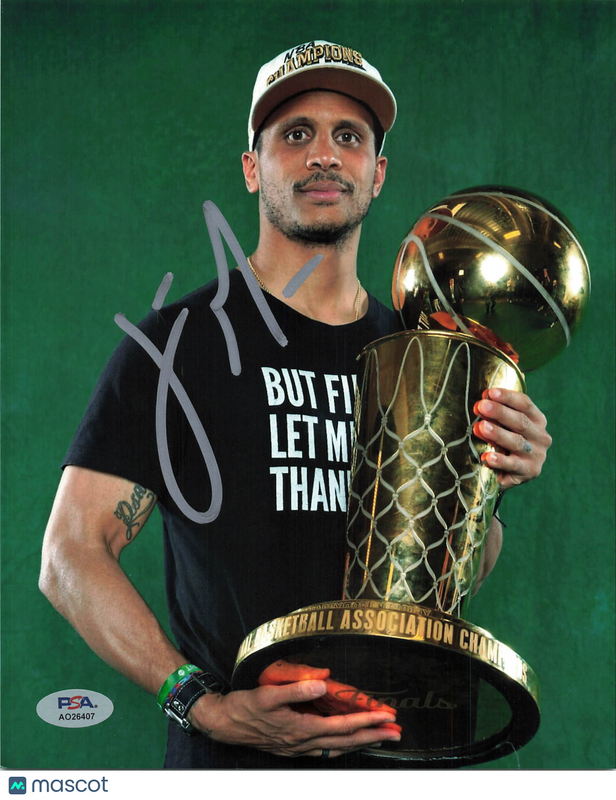Joe Mazzulla Boston Celtics Signed Basketball 8x10 Photo PSA