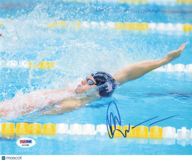 Michael Andrew U.S. National Team Signed Swimming 8x10 Photo