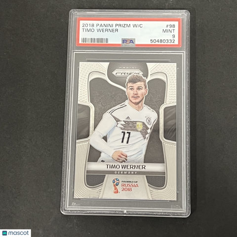 2018 Panini Prizm World Cup #98 Timo Werner PSA 9