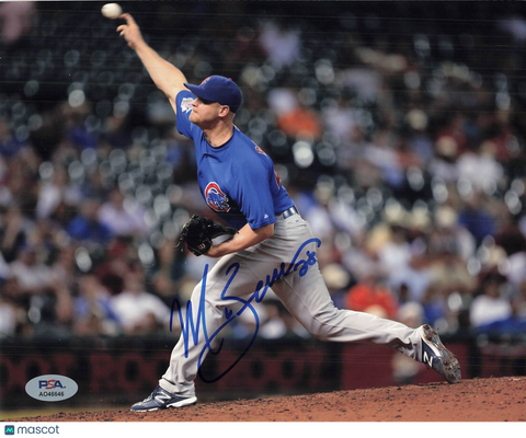 Michael Bowden Chicago Cubs Signed 8x10 Photo PSA