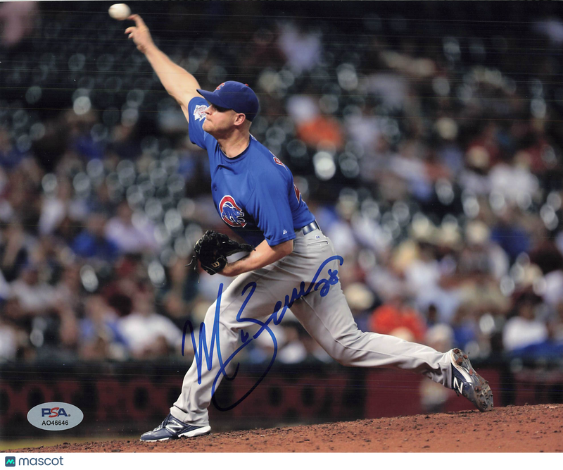 Michael Bowden Chicago Cubs Signed 8x10 Photo PSA