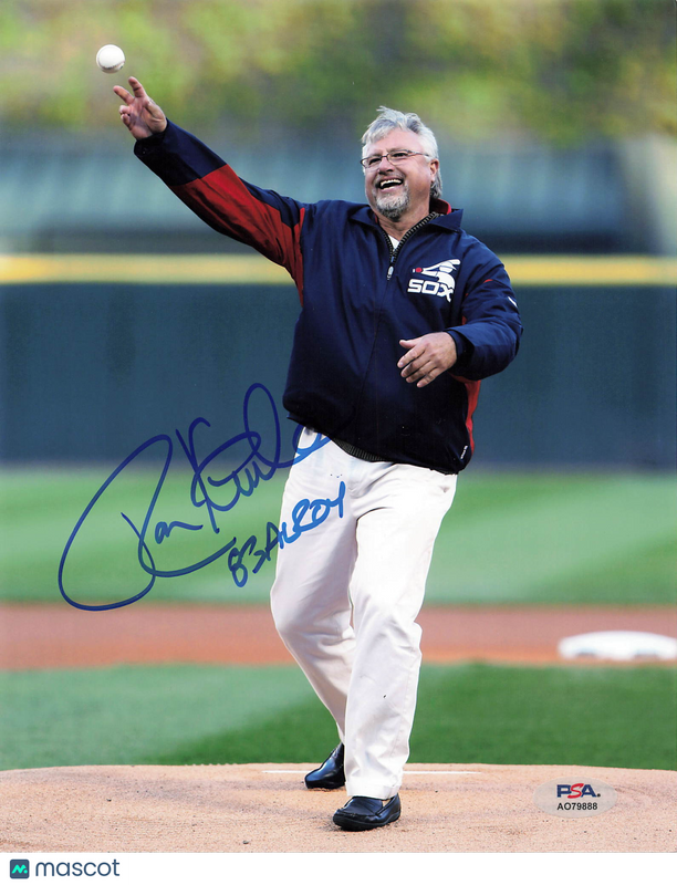 Ron Kittle Chicago White Sox Signed 8x10 Photo PSA