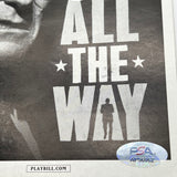 Bryan Cranston Signed PLAYBILL "All The Way" autographed Actor