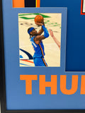 Shai Gilgeous-Alexander Signed Jersey Framed PSA Thunder Autographed