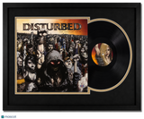 David Draiman of Disturbed Signed Ten Thousand Fists Custom Framed Vinyl PSA