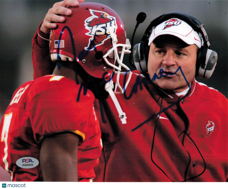 Dan McCarney Signed Iowa State Cyclones Football 8x10 Photo PSA Autographed