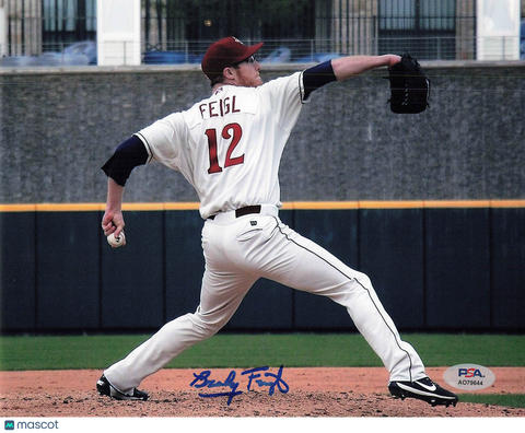 Brady Feigl Atlanta Braves Signed 8x10 Photo PSA