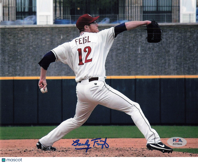 Brady Feigl Atlanta Braves Signed 8x10 Photo PSA