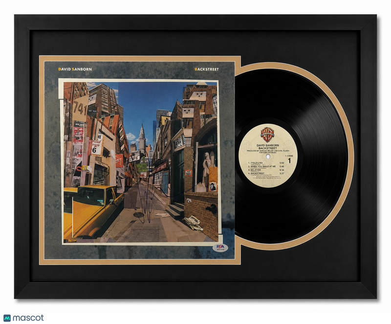 David Sanborn Signed BackstreetCustom Framed Vinyl Album PSA Auth