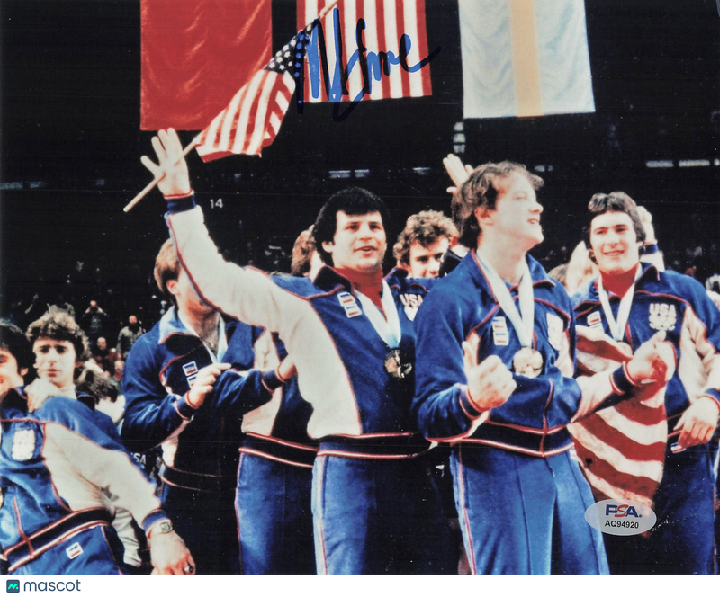 Mike Eruzione signed 8x10 Photo Hockey PSA Autographed