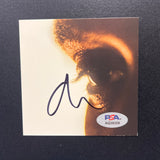 The Weeknd Signed CD Cover Framed PSA/DNA Autographed Hurry Up Tomorrow