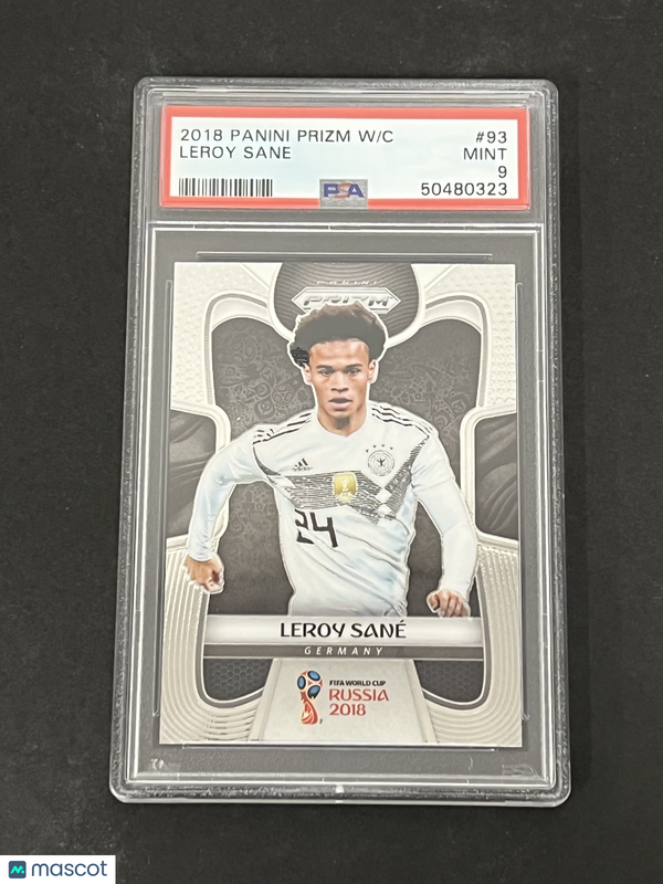 2018 Panini Prizm World Cup #93 Leroy Sane PSA 9