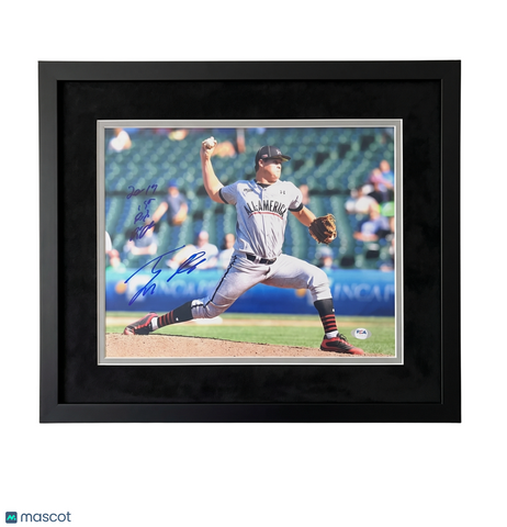 Tyler Kolek All-America Baseball Signed 11x14 Custom Framed Photo PSA