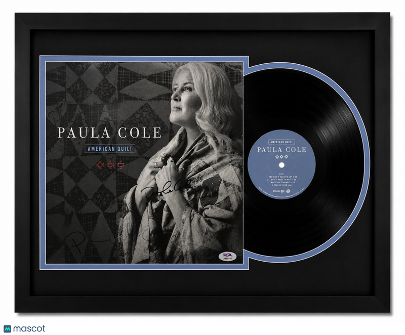 Paula Cole Signed American Quilt Custom Framed Vinyl Album PSA Auth