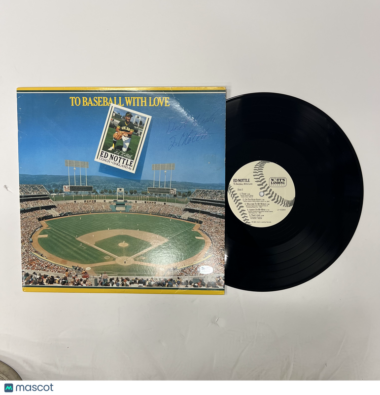 Ed Nottle Signed To Baseball With Love Vinyl Album PSA Autographed