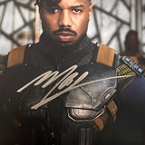 Michael B. Jordan signed 11x14 Photo BAS Autographed Black Panther
