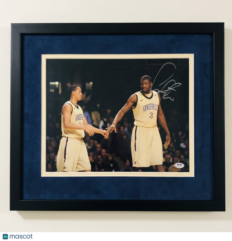 Festus Ezeli Vanderbilt Commodores Signed 11x14 Custom Framed Photo PSA