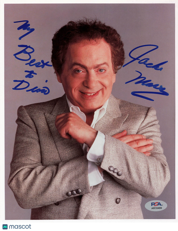 Jackie Mason Signed 8x10 Photo PSA Autographed