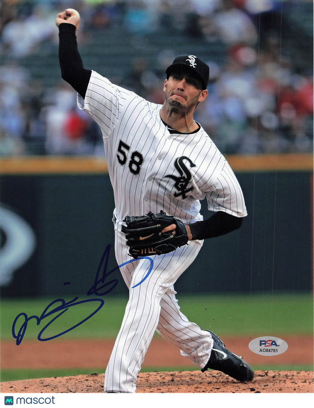 Miguel Gonzalez Chicago White Sox Signed 8x10 Photo PSA