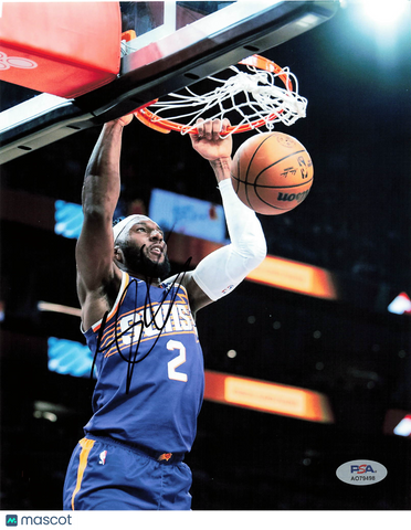 Josh Okogie Phoenix Suns Signed Basketball 8x10 Photo PSA