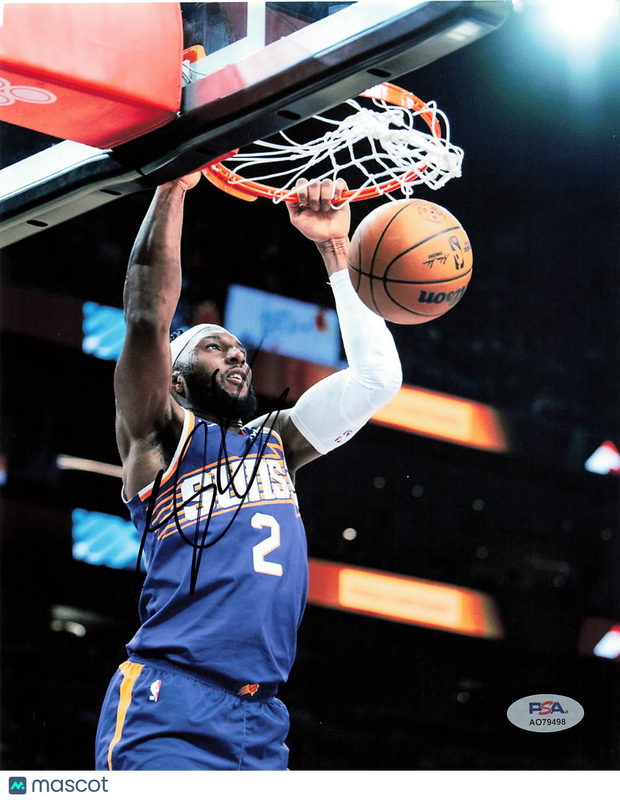 Josh Okogie Phoenix Suns Signed Basketball 8x10 Photo PSA