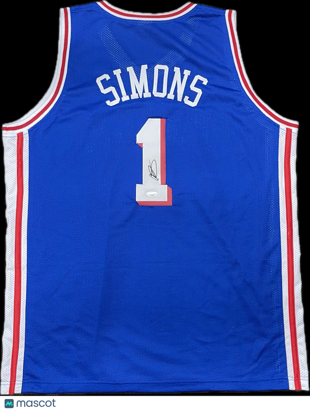 Anfernee Simons Signed Jersey PSA Portland Trail Blazers Autographed